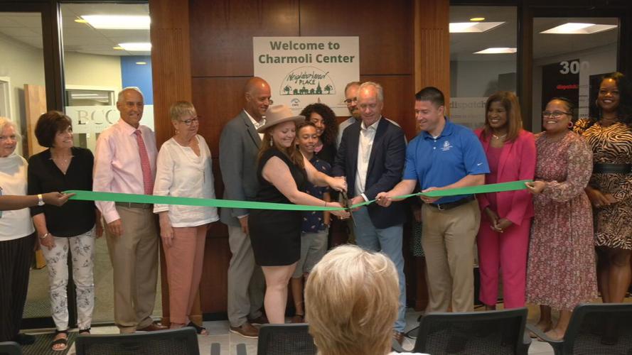 Ribbon cutting at Charmoli Neighborhood Place reopening