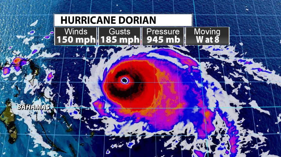 Dorian Strengthens; Update To Path | Weather Blog | Wdrb.com