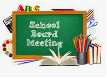 - school board meeting logo