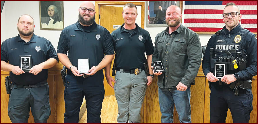 Seymour Police Department officers honored | News | webstercountycitizen.com