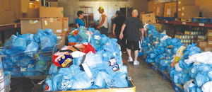 "Stamp Out Hunger" food drive