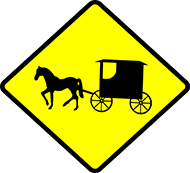 - amish buggy sign logo
