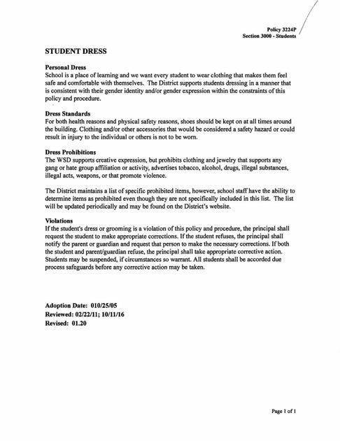 Wenatchee Schools Update The Dress Code What Not To Wear List Gets Easier To Find Local News Wenatcheeworld Com