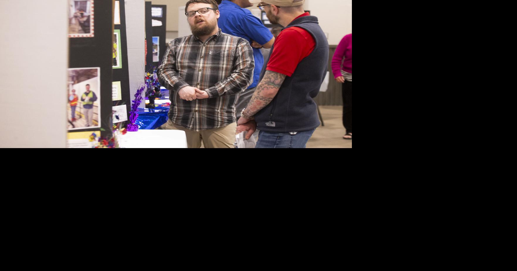 Students pitch themselves as potential employees at Reverse Career Fair