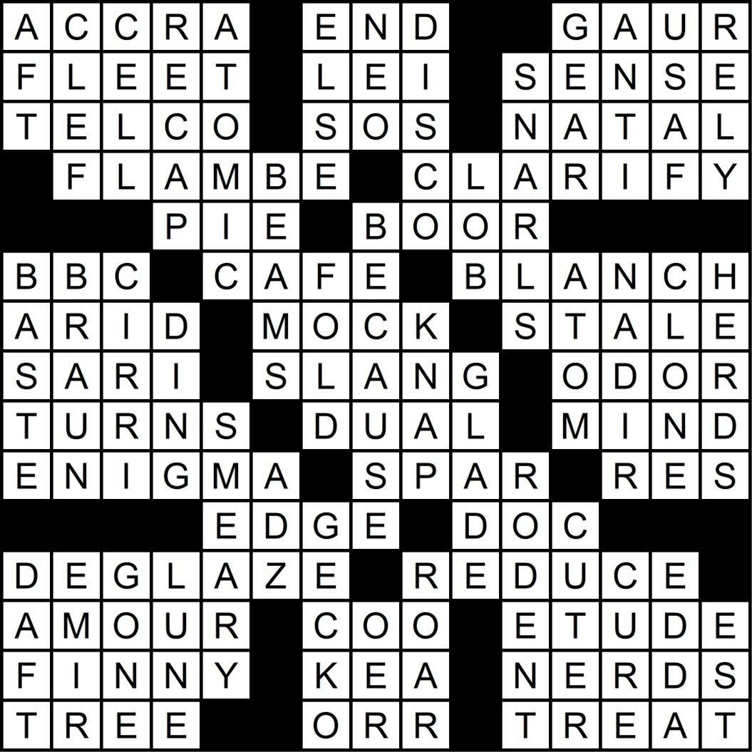 Crossword | Entertainment | wenatcheeworld.com