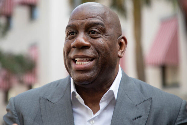 Commanders sale: New team co-owner Magic Johnson hints Washington could  change name again 