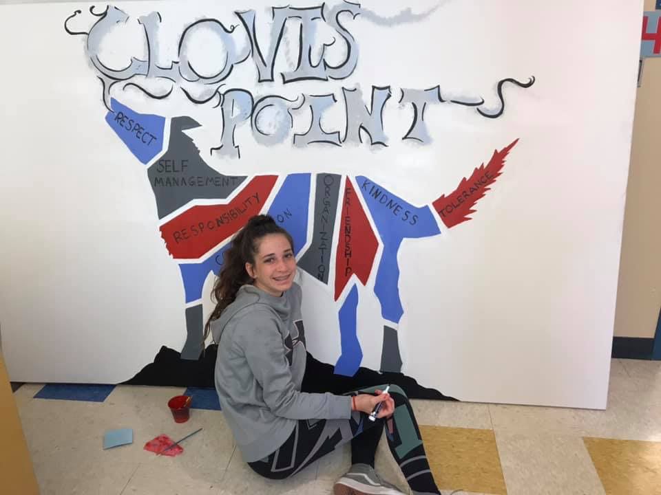 Clovis Point Students Put Character Traits To Use With Mural Project Education Wenatcheeworld Com