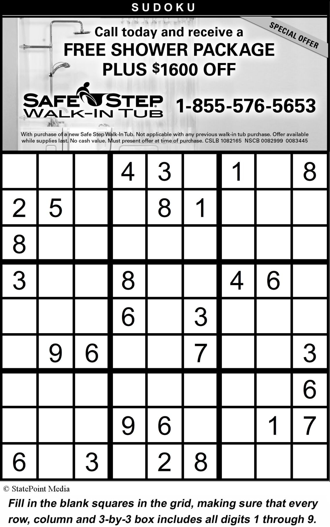 Sudoku For Jan 11 2024 Empire Press Wenatcheeworld Com   659b48e10722a.image 