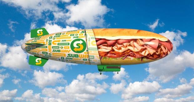 Subway eyes flying world with restaurant on a blimp - Vimarsana News