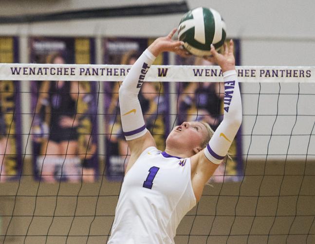 Photo gallery Wenatchee volleyball sweeps Moses Lake in three sets