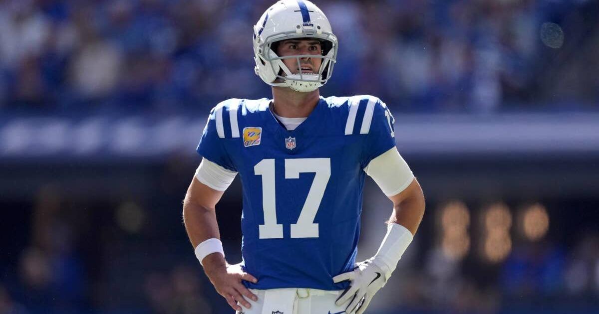 indianapolis-colts-quarterback-daniel-jones-17-reacts-after-throwing-a-red-zone-interception-sunday-oct-18-2026-during-the