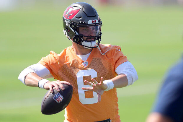 Baker Mayfield reveals what went into securing No. 6 jersey with Carolina  Panthers - On3