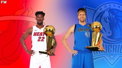 Dirk Nowitzki Receives the Finals MVP 