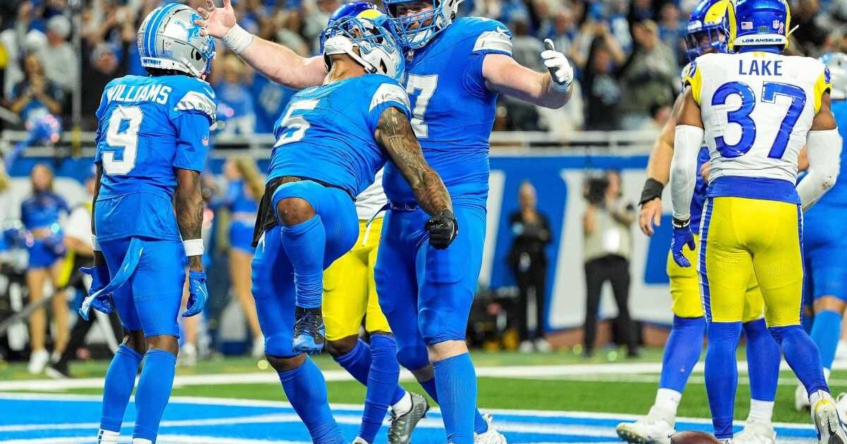 Lions RB David Montgomery made franchise history Sunday night vs. Rams