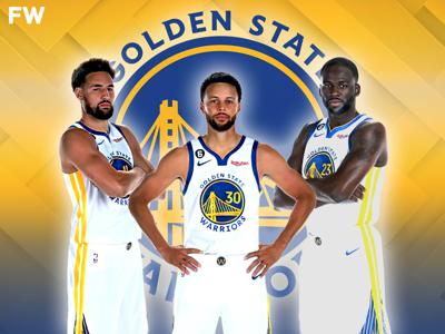 Steph Curry Klay Thompson and Draymond Green Golden State Warriors