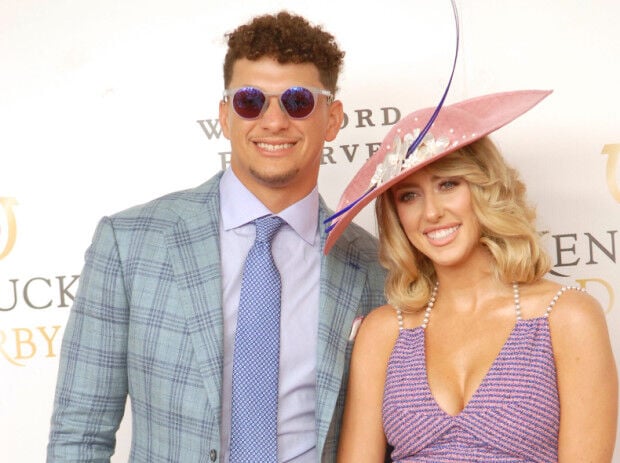 Patrick Mahomes' Fiancée Fires Back at Critics With 'Team Brittany' Shirt