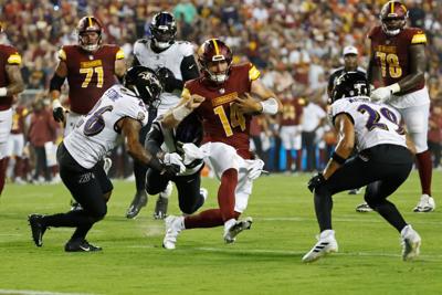 Washington Commanders defeat Baltimore Ravens in first preseason game at  home - Photos - Washington Times