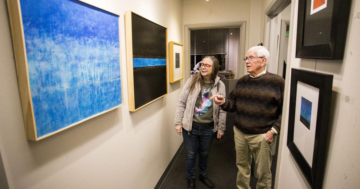 Wenatchee artist Russ Hepler's abstract automatism pieces for sale | GO ...