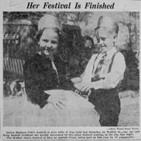 1940-1941: Trumpet call opens festival; Walker Street kids on parade