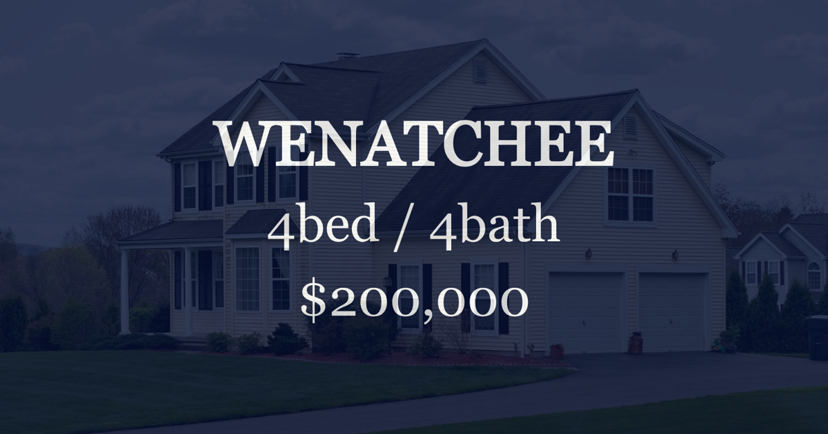 Sale closed in Wenatchee: $200,000 for a single-family home | Single ...