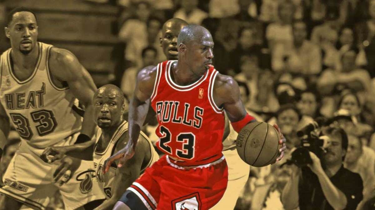 how is michael jordans number retired on the miami heat｜TikTok Search
