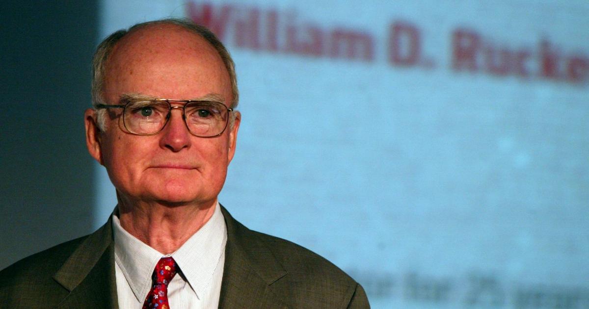 William Ruttle William Ruckelshaus, who resigned in Watergate's 'Saturday Night ...