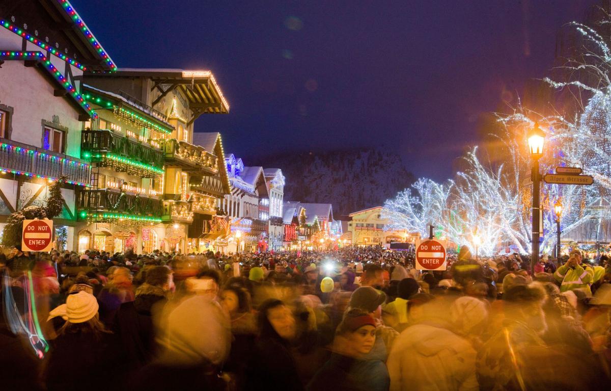 Silent bright Leavenworth's Christmas Lighting draws dazzling crowds