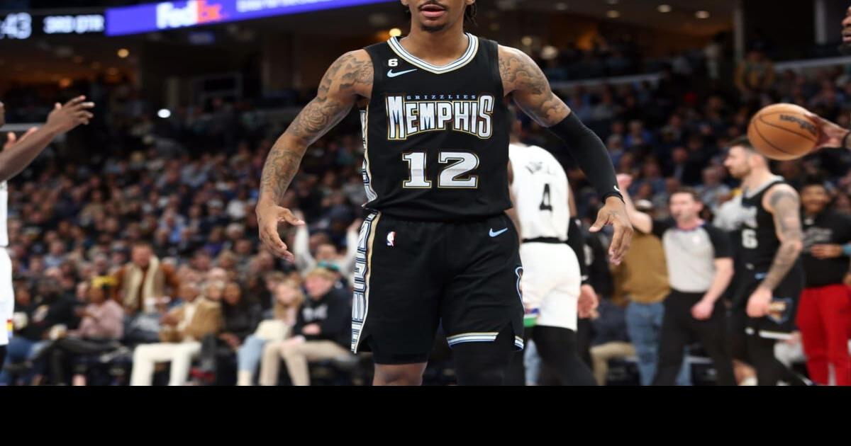 Ja Morant of the Memphis Grizzlies arrives to the arena prior to