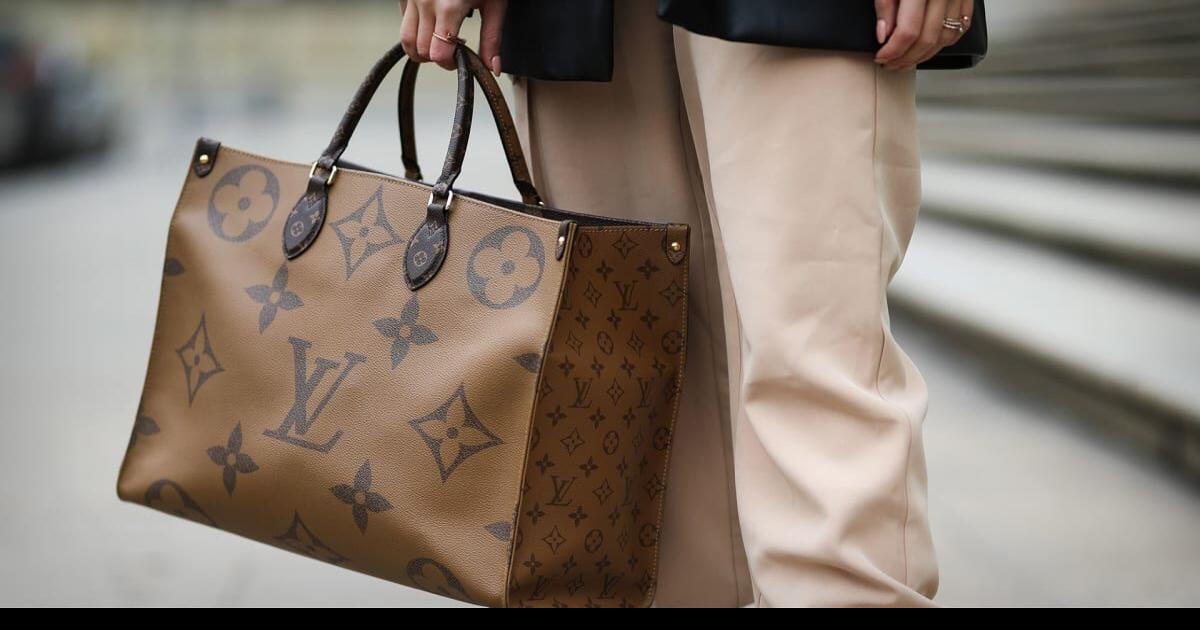 Luxury Leather Louis Vuitton LVMH Leather Bags Editorial Photo