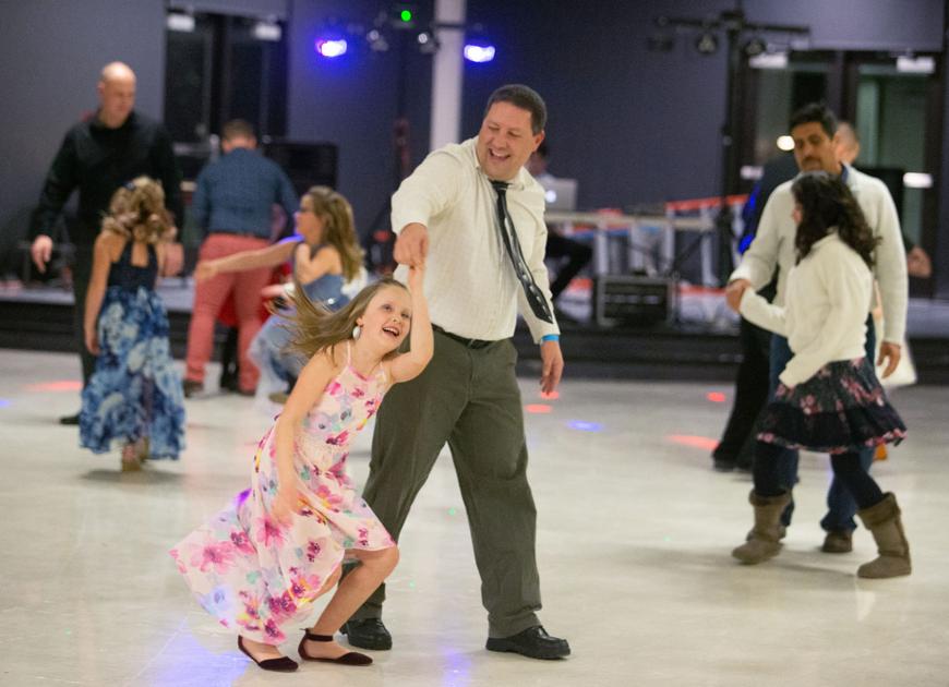 Dads and daughters dance the night away
