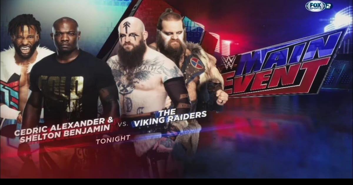WWE Main Event results: Viking Raiders vs. Cedric Alexander & Shelton  Benjamin, F4W Online