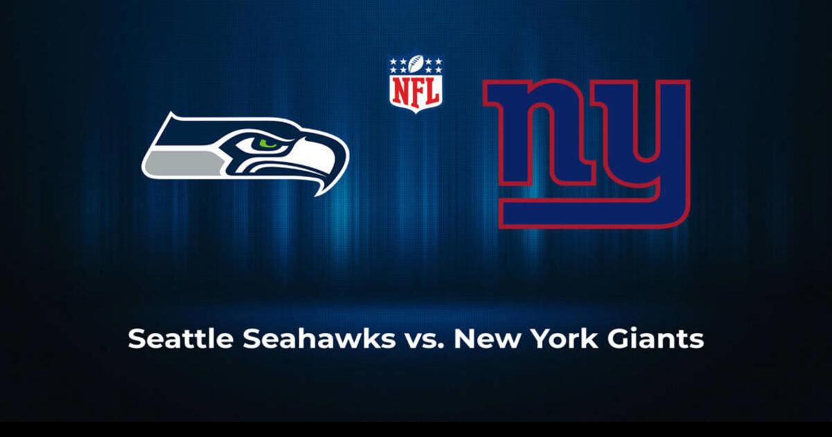 Seattle Seahawks at New York Giants predictions, odds for NFL Week 4