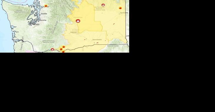 Heat and fire advisory in effect this weekend, Chelan County fire danger rating increases - Vimarsana News