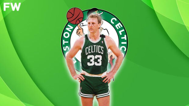 Larry Bird, Boston Celtics Jersey Back Editorial Photo