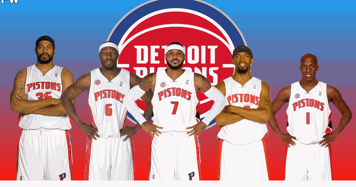 Every Uniform The Detroit Pistons Have Ever Worn