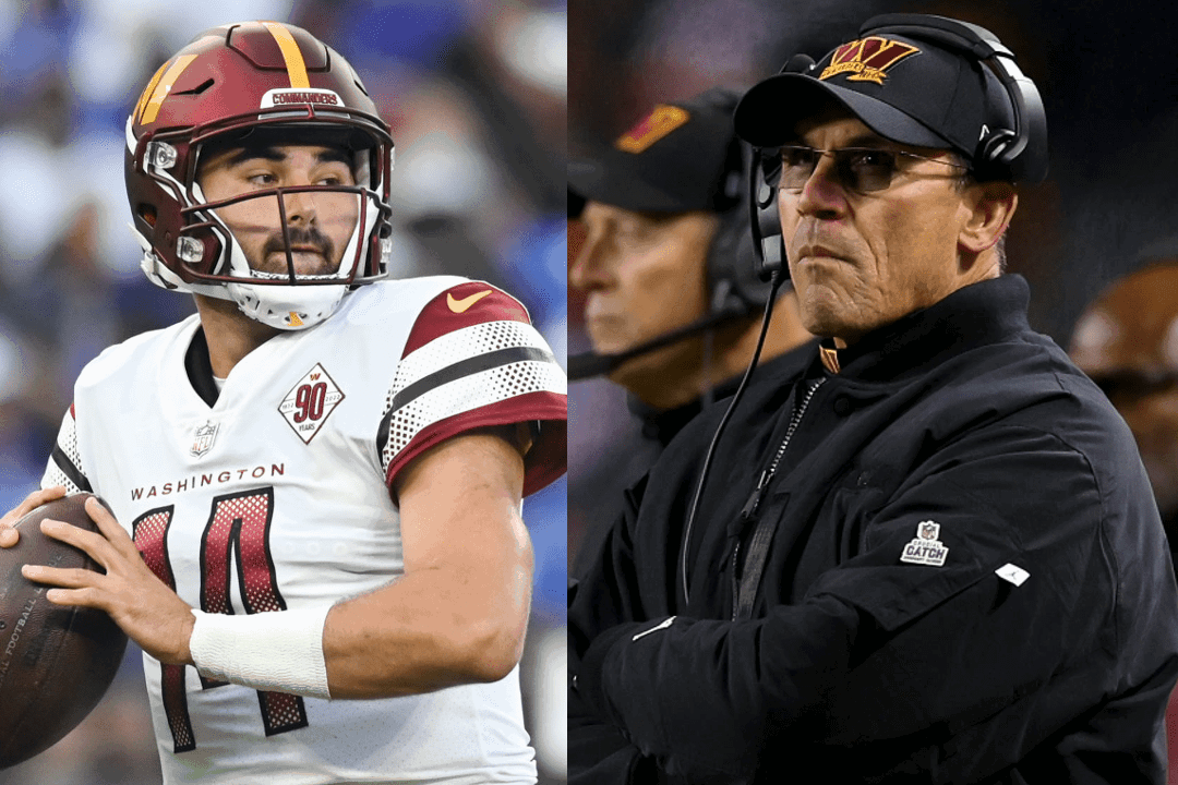 Ron Rivera picks Sam Howell as the Washington Commanders' starting  quarterback