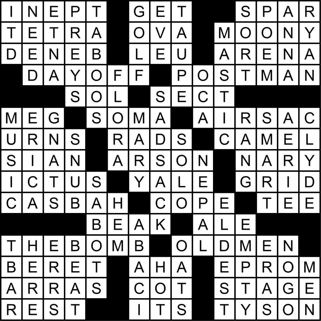 Crossword | Entertainment | wenatcheeworld.com