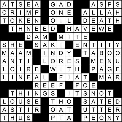 Crossword | Entertainment | wenatcheeworld.com