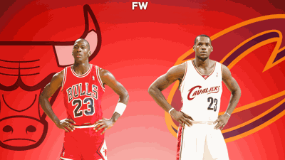 Lot Detail - Michael Jordan & Lebron James Signed Chicago Bulls