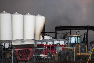 Fire at fertilizer facility forces evacuations in Sunnyside