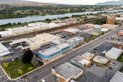 Aerial view of current Chelan County PUD headquarters