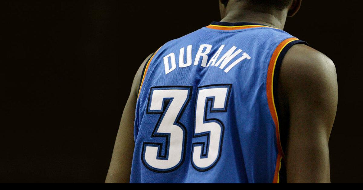 Kevin Durant switching jersey numbers, will wear no. 7 for the