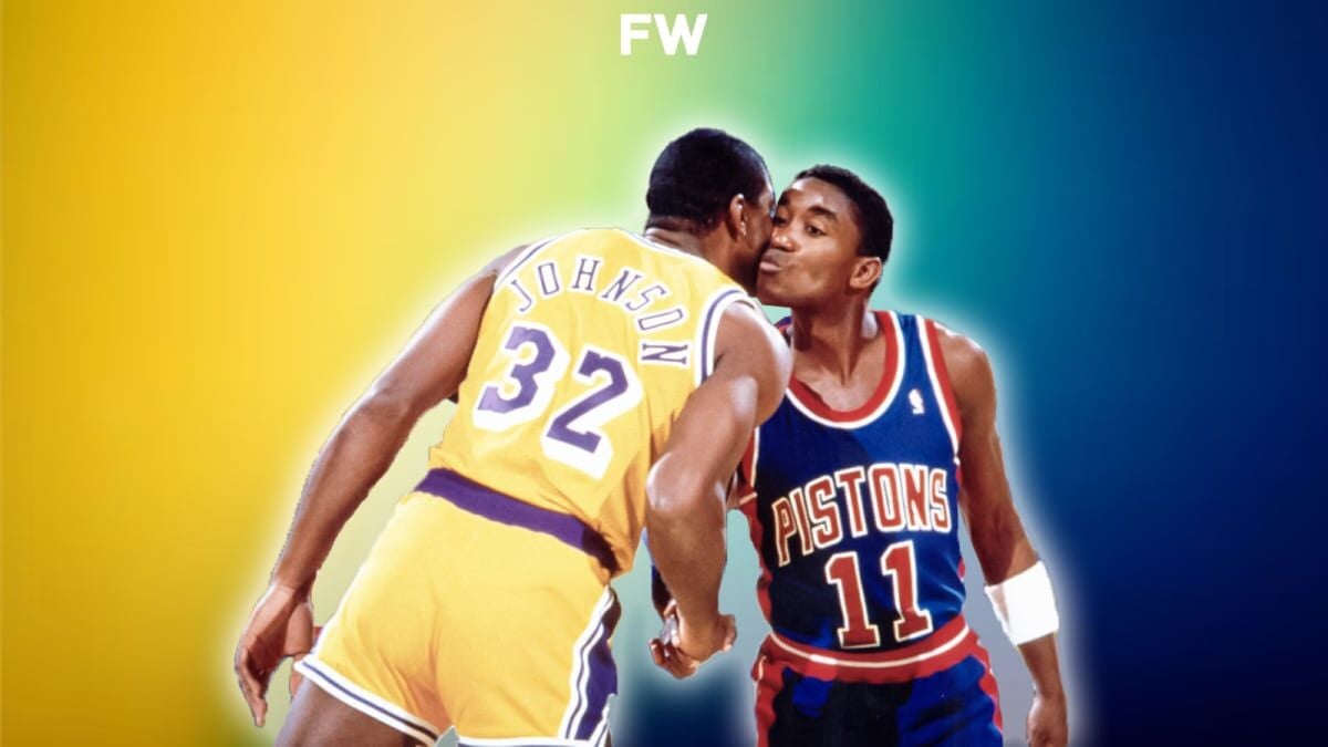 Magic Johnson On Pat Riley's Reaction Where He And Isiah Thomas Kissed Each  During The 1988 NBA Finals, Fadeaway World