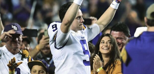 Louisiana sports fans cheering on Joe Burrow and the Cincinnati