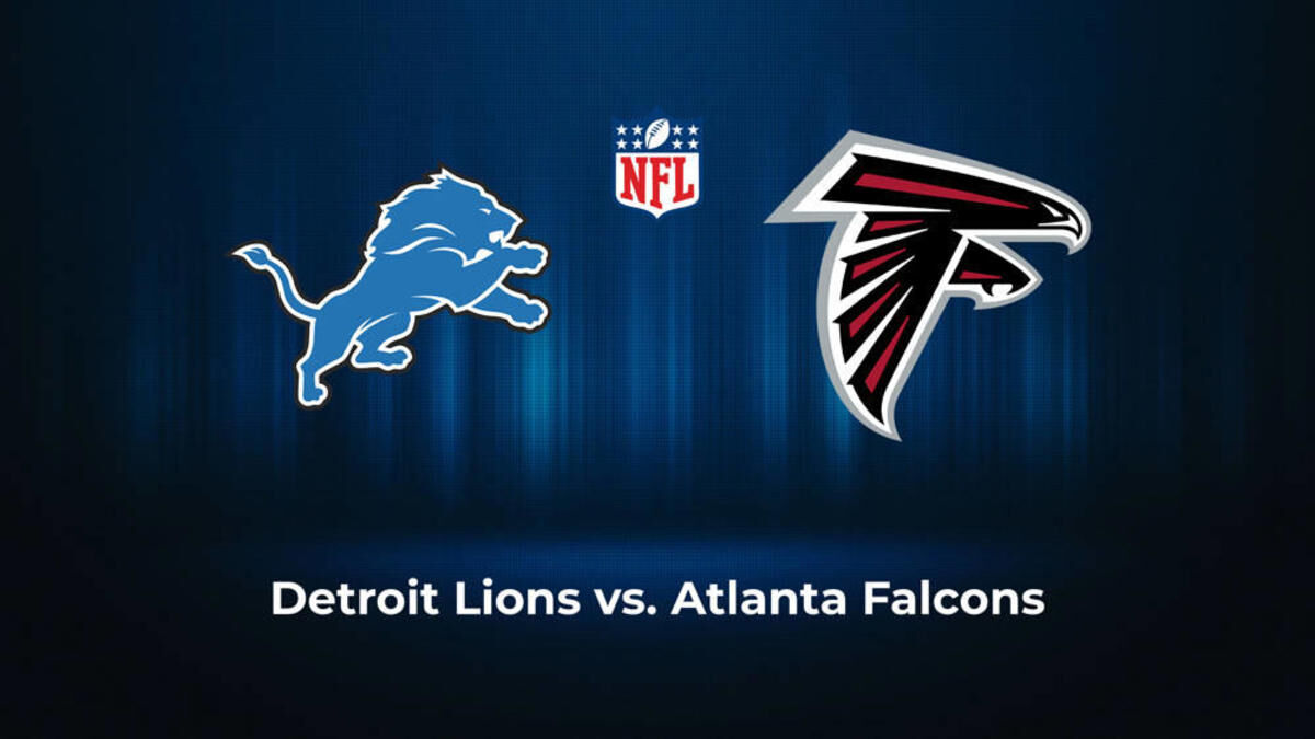 Atlanta Falcons vs Detroit Lions free live stream, odds, TV