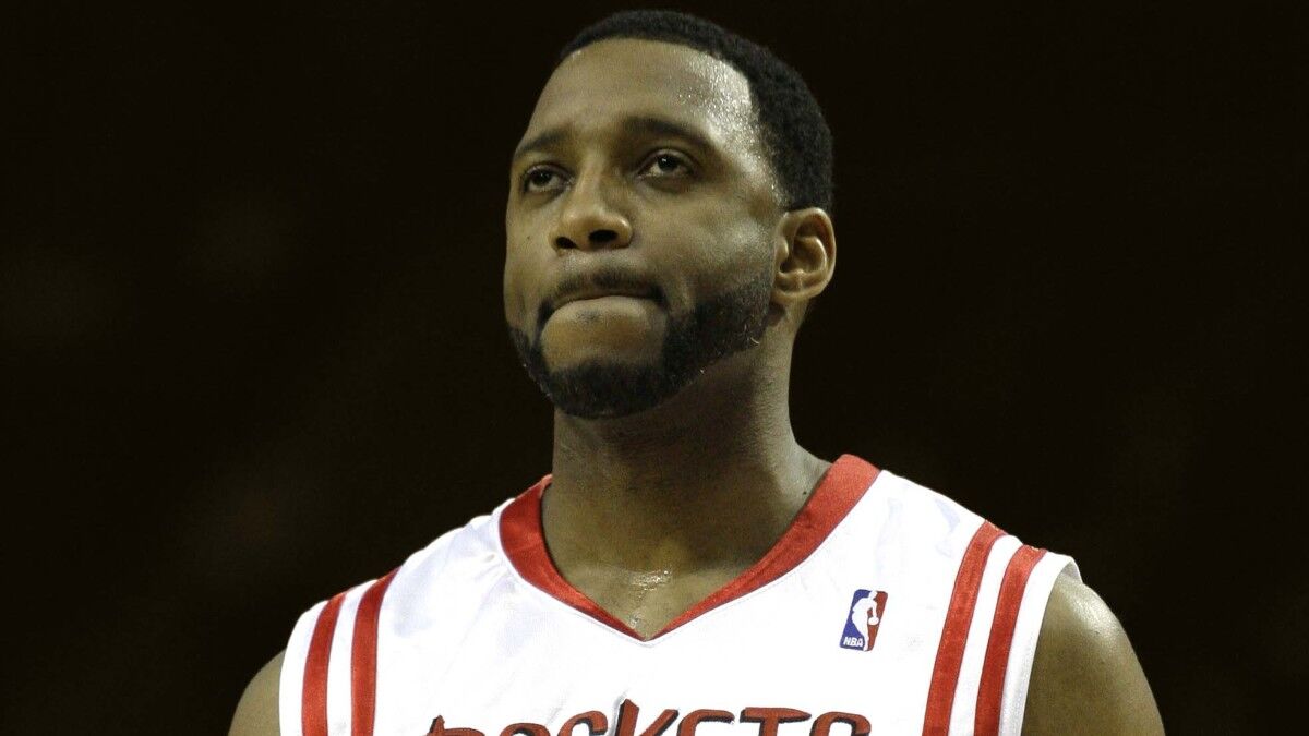 Tracy McGrady, the most popular man at the NBA Finals 