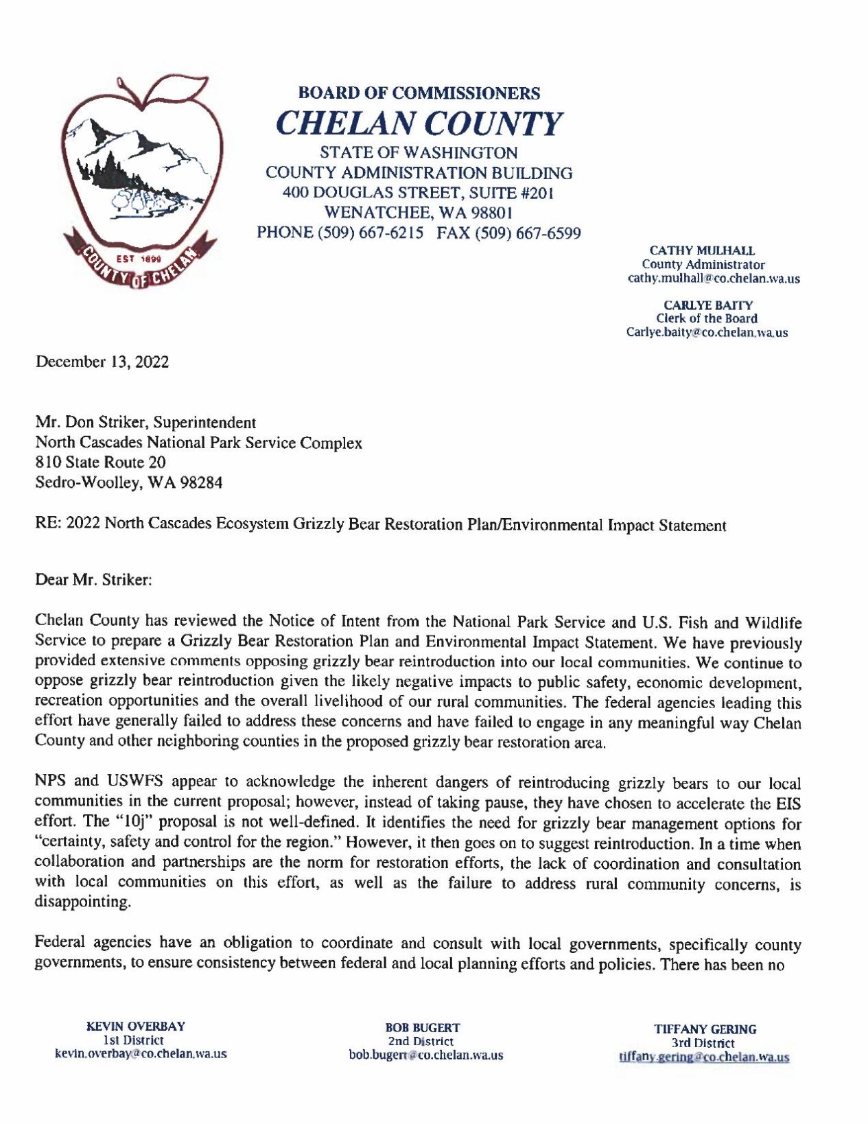 Grizzly bear reintroduction efforts get pushback from Chelan County |  Northwest | wenatcheeworld.com