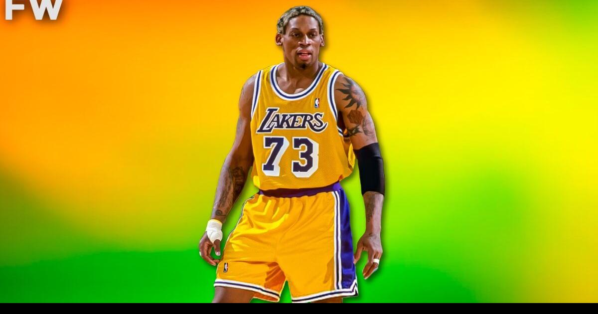 Dennis Rodman will be the only player to wear number 73 in Lakers