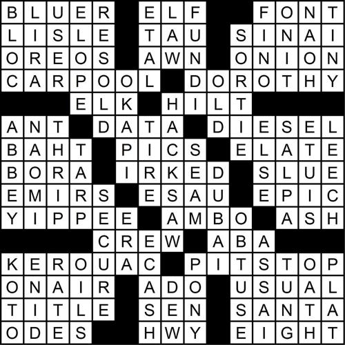 Crossword for July 27 2023 Empire Press wenatcheeworld com
