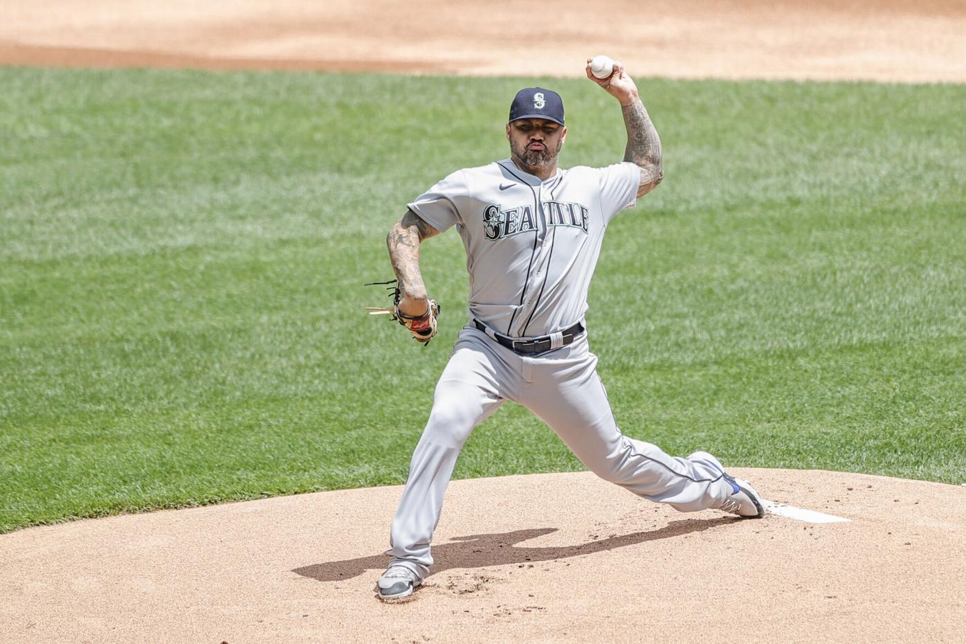 Athletics reliever Sergio Romo pulls down his pants during foreign  substance check 